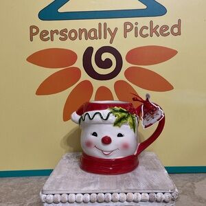 Blue Sky Clayworks “SNOWMAN FIG” Mug